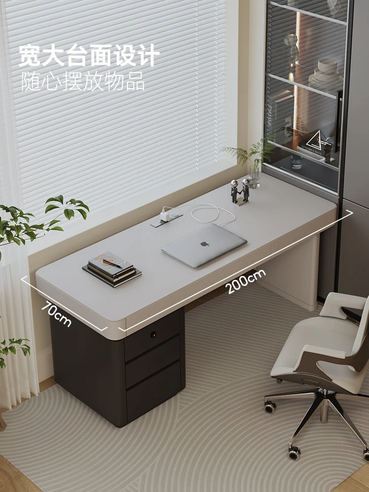 

Новый письменный стол премиум-класса, одиночный верстак, учебный стол, современная простота, высокий смысл, домашний письменный стол