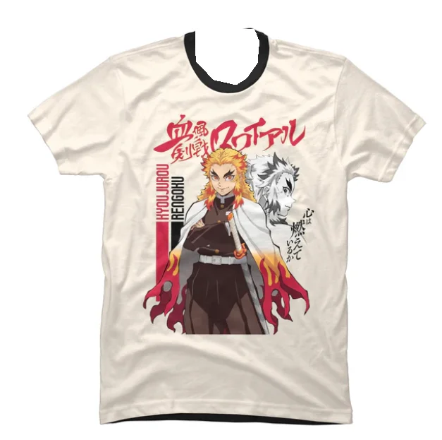 

25/26 Hot-selling Popular Series T-shirt Ghost's Blade Character Image Children/Adult Animation Top Comfortable Casual Top