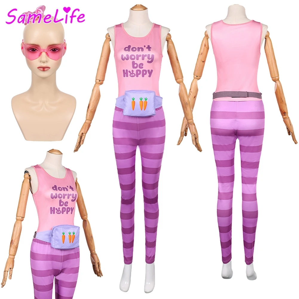 

Judy Hopps Cosplay Fantasy Eyeglass Beachwear Clothing 2025 Cartoon Zoo Costume Disguise Halloween Women Roleplay Party Outfits