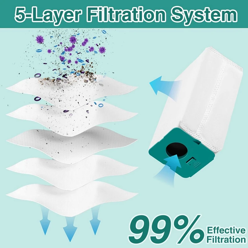 Мешки для пылесоса для Samsung Bespoke Jet VCA-ADB95, аксессуары, мешки для пылевого фильтра, сменные мешки для пылесоса