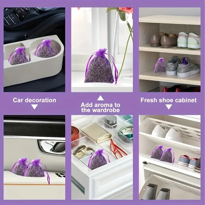 Durable Fragrant Lavender Fragrance Bag - Fresh Breath, Suitable for Drawers and Wardrobes, Essential Fragrance for Home