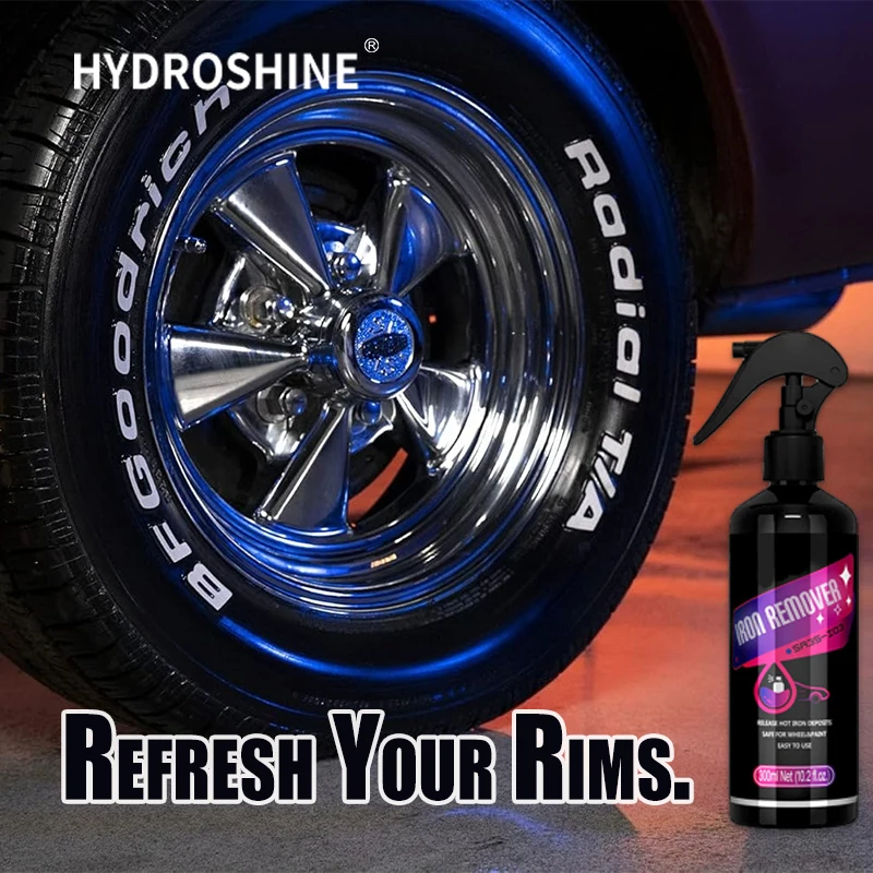 Iron Remover Spray Car Wheels Rim Cleaner Multi Purpose Rust Remover Brake Paint Protect Metal Dust Iron Powder Remover Car Care