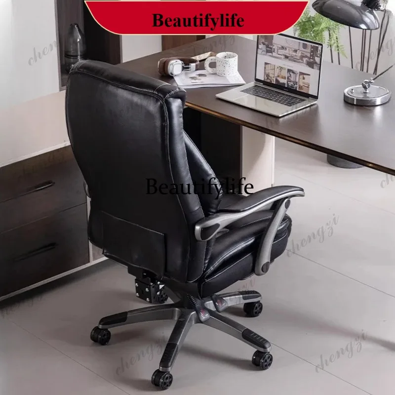 Cadeira de Escritório Designer Ajustável G153 com Descanso para os Pés, Ergonômica e Confortável, Cadeira Executiva com Rodas