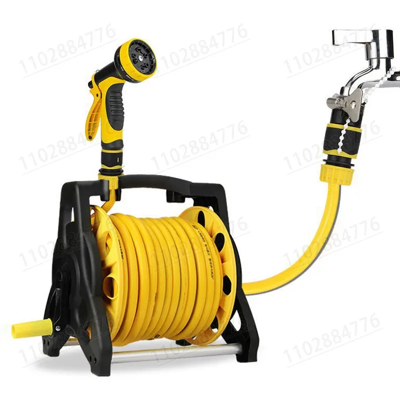10M~30M Household water hose cart Hose for watering flowers Car wash high pressure water gun Garden watering hose rack