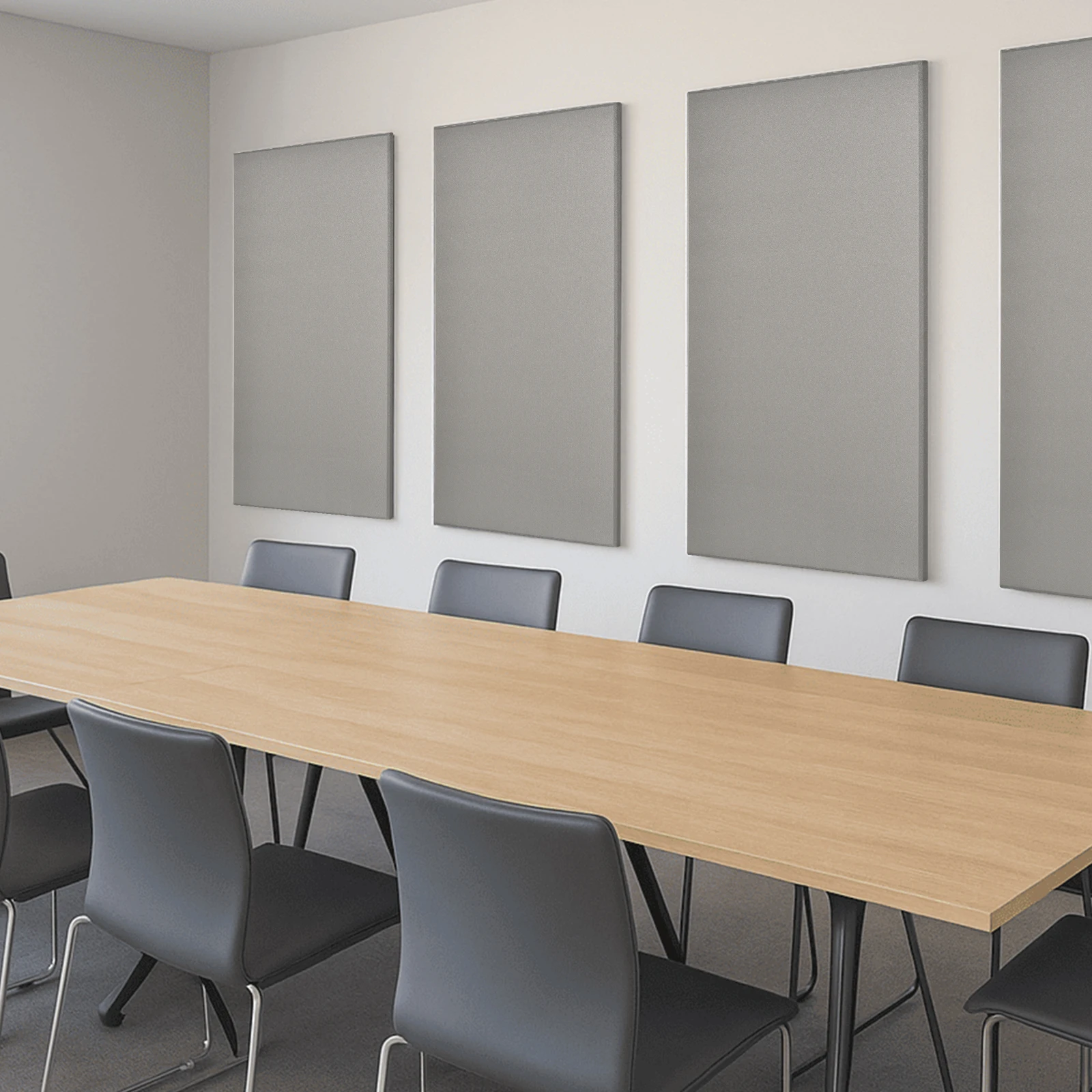 120x60cm Fiberglass Acoustic Wall Panels 2Pcs Sound Absorption Board Noise Canceling for Recording Room Meeting Room Studio