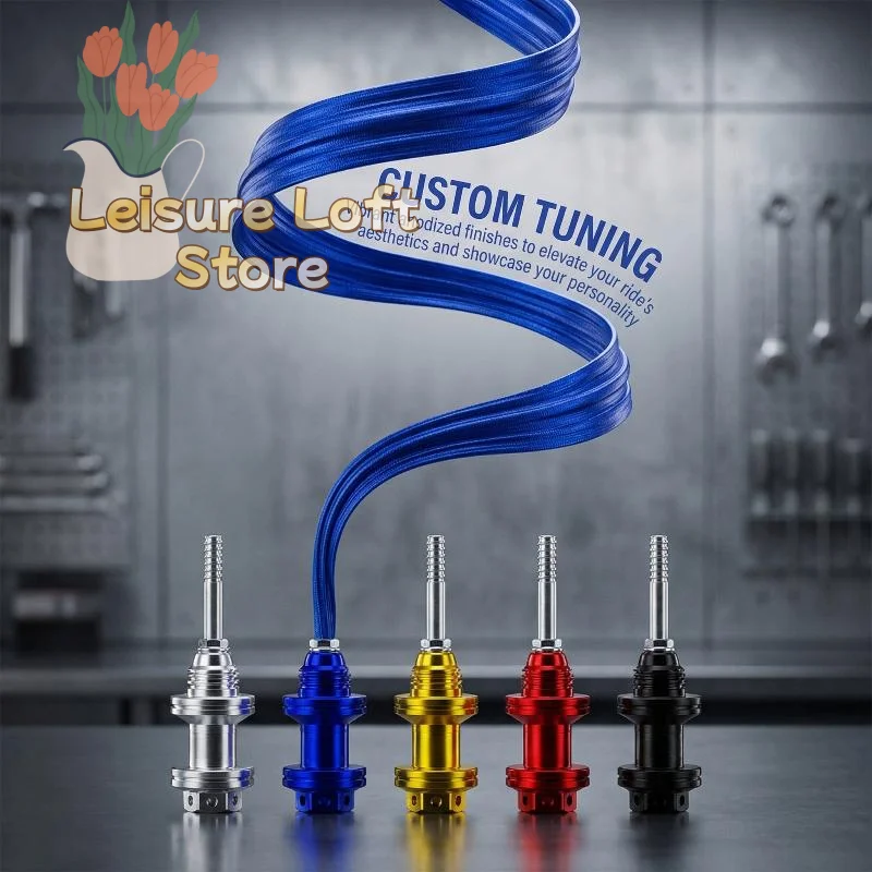 Motorcycle Oil Level Gauge Stick CNC Oil Dipstick with Built in Filter Suitable for Engine Maintenance