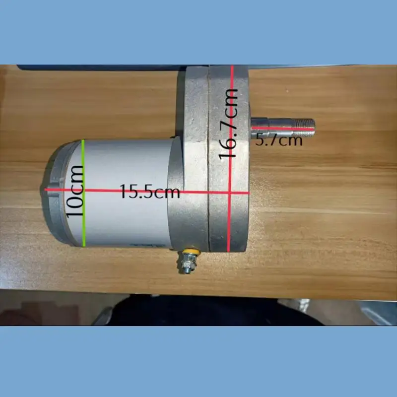 12V 600W 60 RPM DC permanent magnet motor 400 kg high-power multi-purpose DC motor double fertilization box special