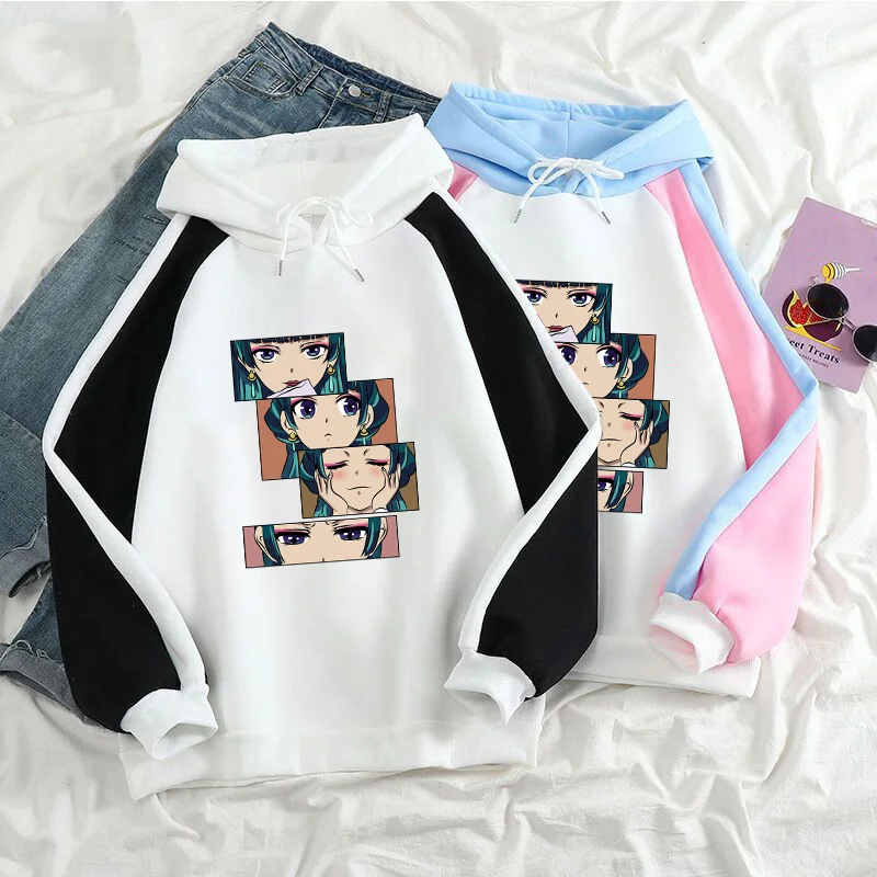 Cute The Apothecary Diaries Girls Hoodie Fashion Casual New Anime Sweatshirt Cute Anime Hoodie Pullover