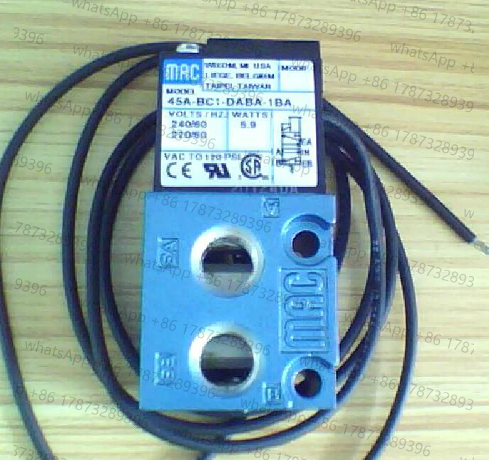 صمام الملف اللولبي الأمريكي الجديد والأصلي 45A-BC1-DABA-1BA AC220V