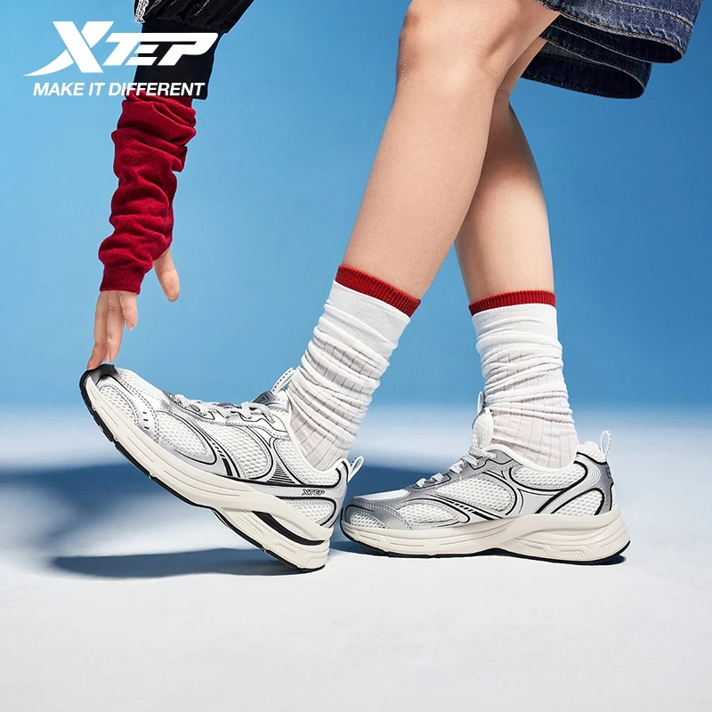 Xtep Y2K Running Sneakers For Women Winter Retro Casual Shock-Absorbing Versatile Lightweight Outdoor Sports Shoes 874218320005