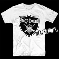 Body Count Symbol T-Shirt Short Sleeve Cotton White Men All Size S to 5XL BE937