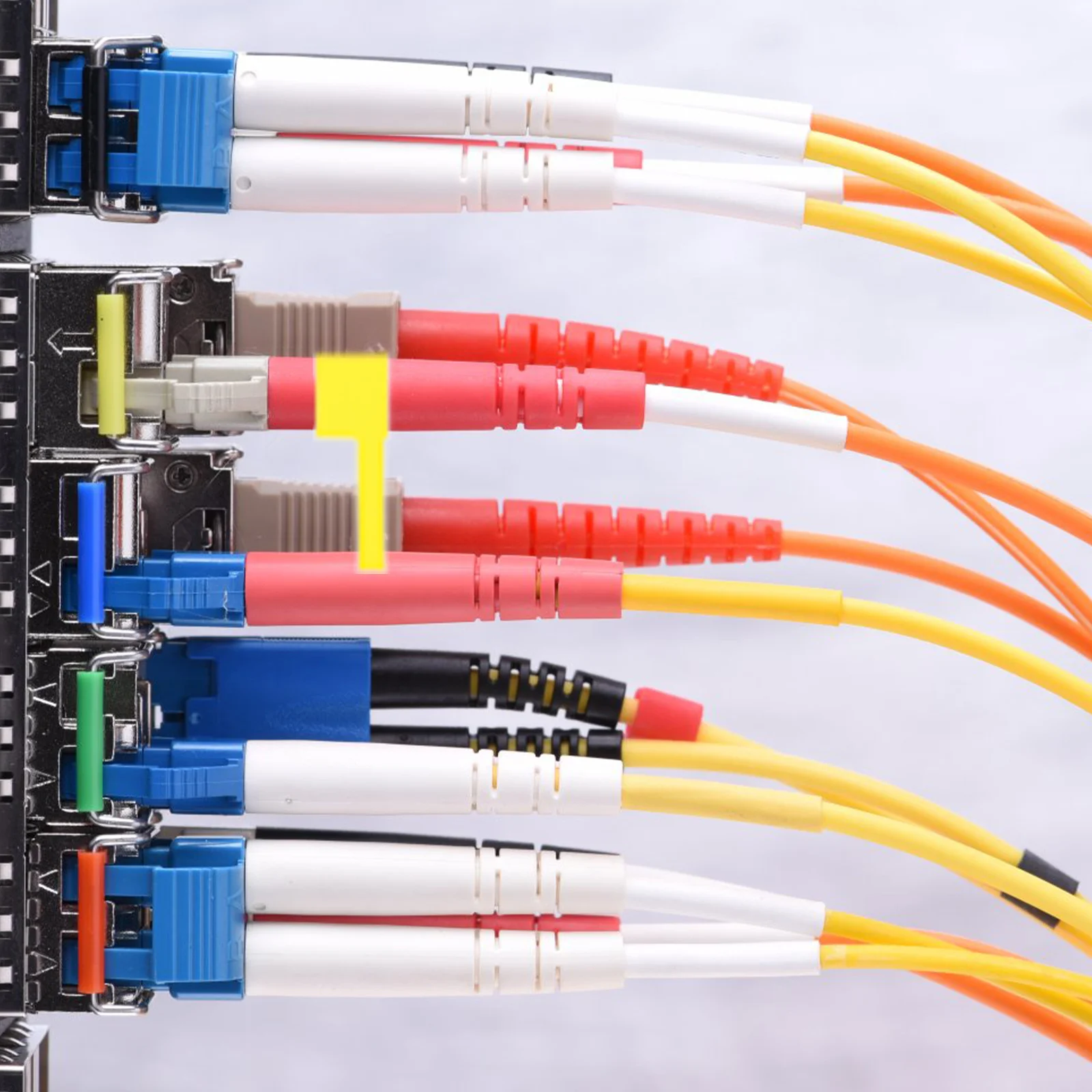 40 Blatt wasserdichte Kabeletiketten, Kabeletiketten, selbstklebender Kabeletikettierer zur Identifizierung von Ethernet-Kabeln