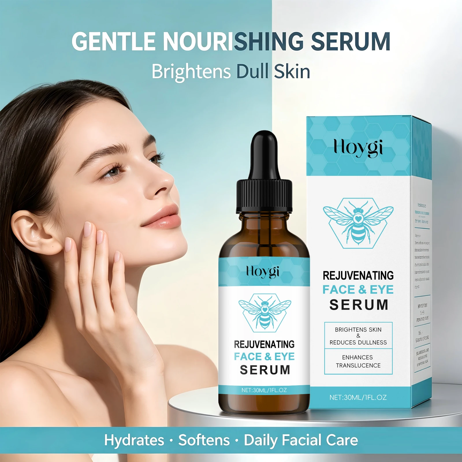 Rejuvenating Face Serum Nourishing Skin Smooth Fine Lines for Face Improve Dullness Repair Barrier Eliminate Dull Yellow Skin