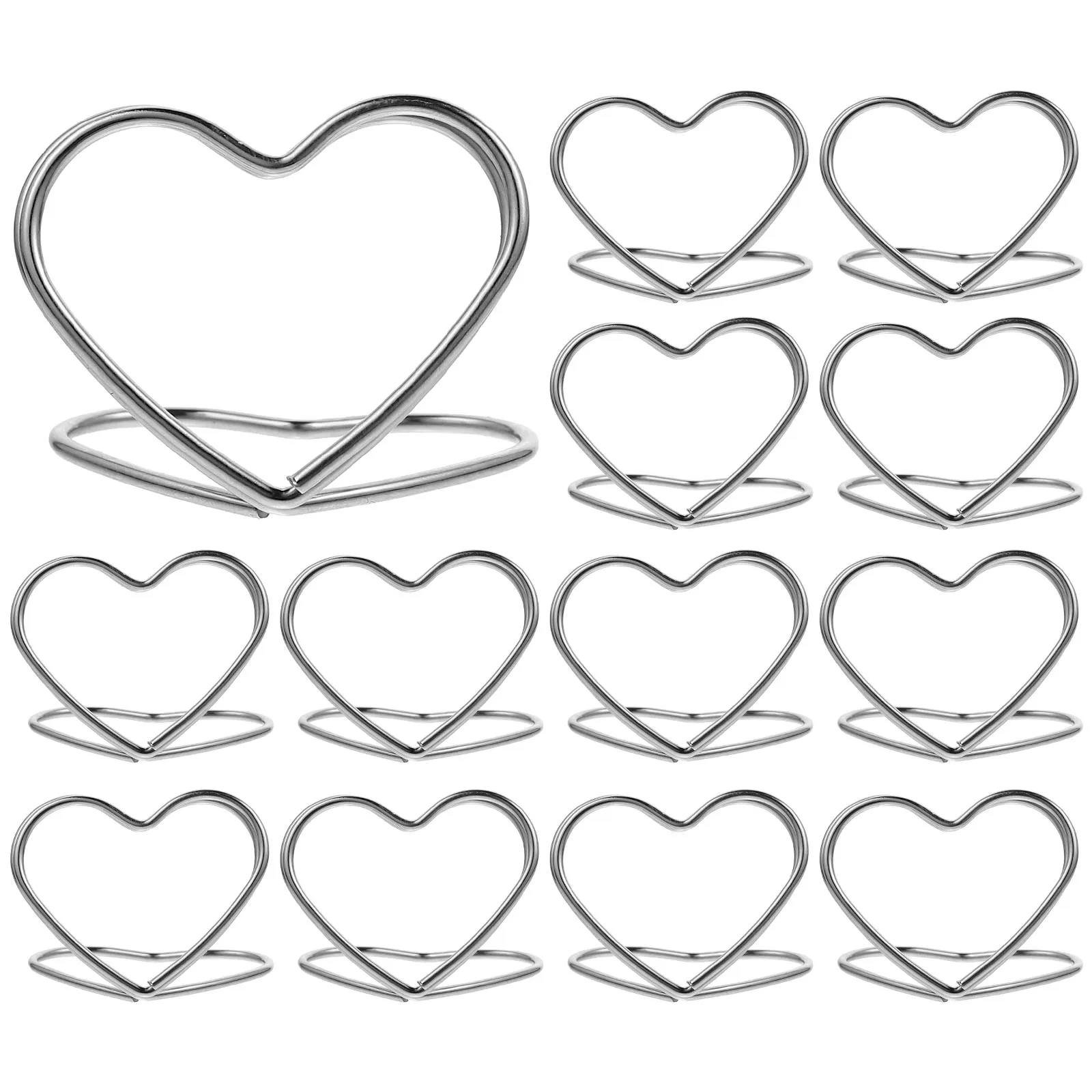 

10pcs Metal Note Holder Clips Place Card Holders Table Sign Wedding Photo Holder Menu Stand Centerpieces Decor
