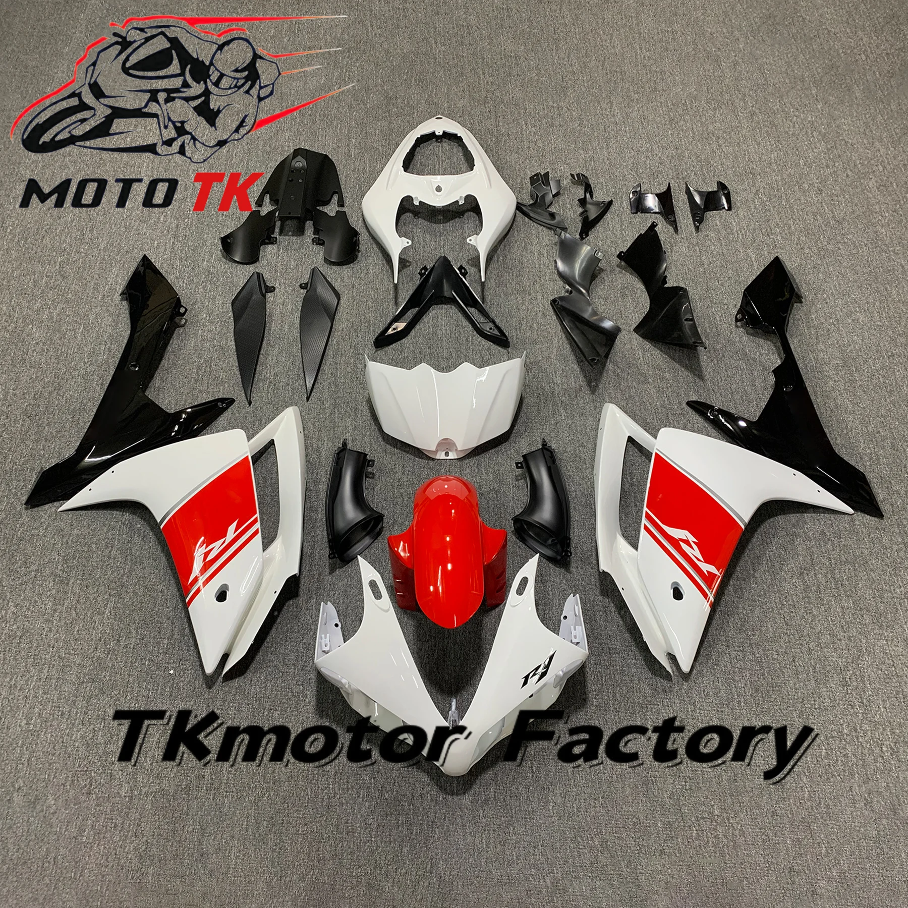 

YZF-R1 POUR For YAMAHA YZF R1 2007-2008 Fairing Moto YZFR1 Set Body Kit decoration Plastic Guard Plate Accessories Shell