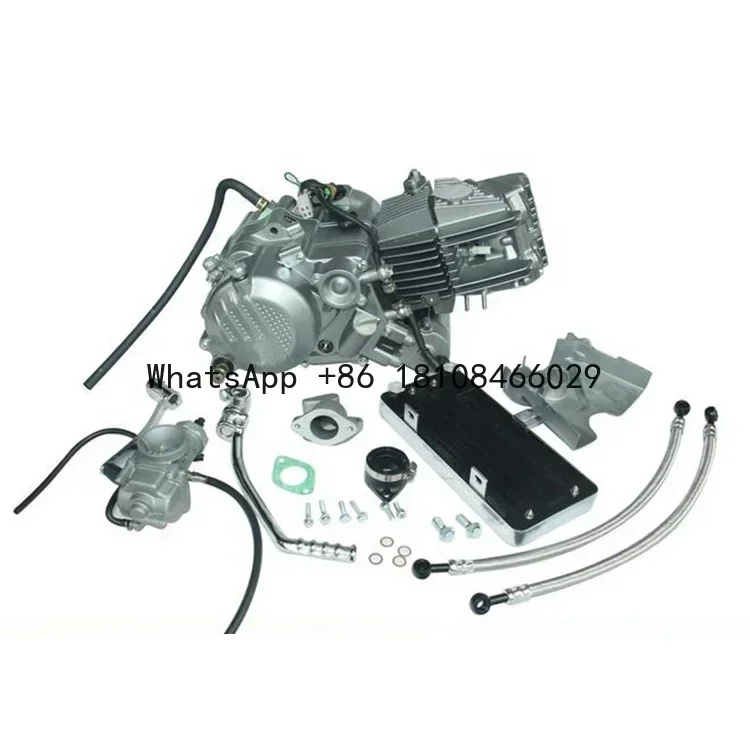 

W190 4 stroke engine parts motorcycle engine assembly 190CC Horizontal zs190 engine