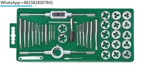 Metric tap die set alloy tool steel  combination hardware tap wrench