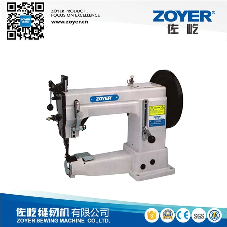 ZY205 Wholesale industri Cylinder bed compound feed sewing machine heavy  sewing machine