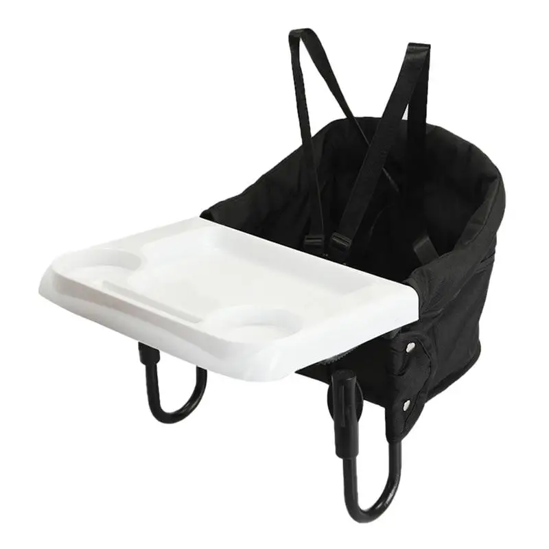 Cadeira alta portátil com mesa de jantar, assento impulsionador, cadeira alta, viagem, Design Toddler, Camping