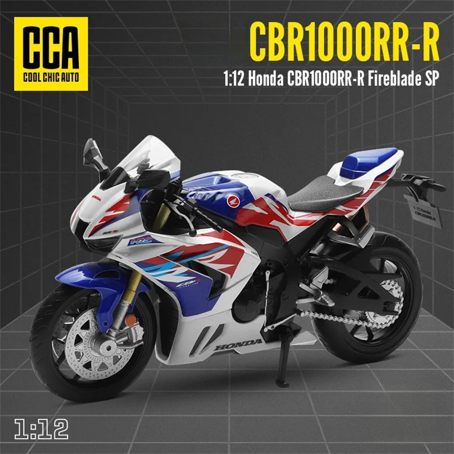 

CCA 1:12 Honda CBR1000RR-R сплав для мотокросса, лицензированная модель мотоцикла, коллекция игрушечных автомобилей, подарок, статическое производство литья под давлением