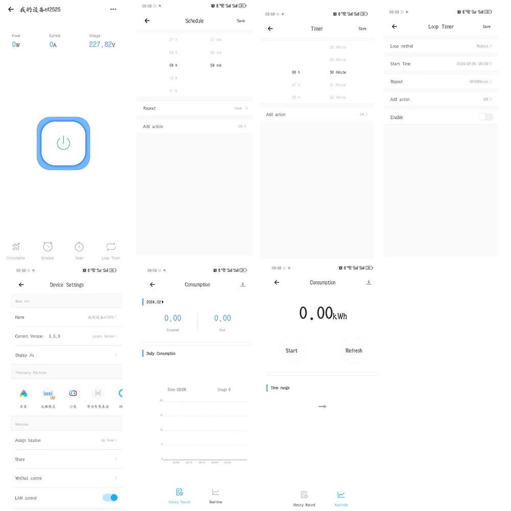 2P WIFI przerywacz moc licznika energii kWh czas przełącznik czasowy z przekaźnikiem woltomierz zabezpieczenie przed wyciekiem prądu zdalne