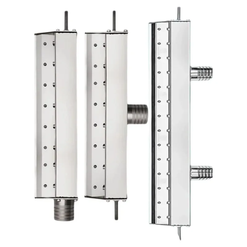 304 Stainless Steel Air Knife 30-2000mm Industrial Hot Air Blower Nozzle for Drying Cleaning Conveyor