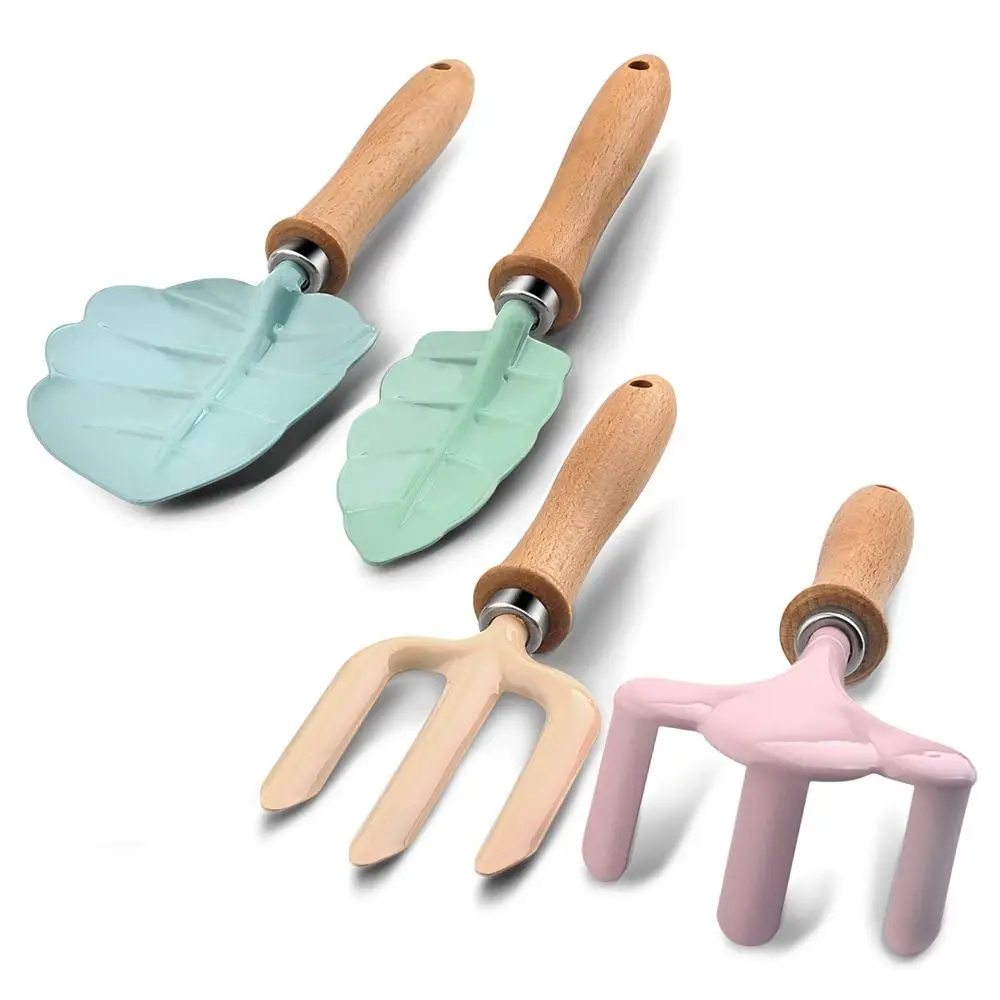 Creative Multicolor Mini Garden Planting Tools Cartoon Petal Spade Dredging Shovel Gardening Planting Soil Rake Garden Tools