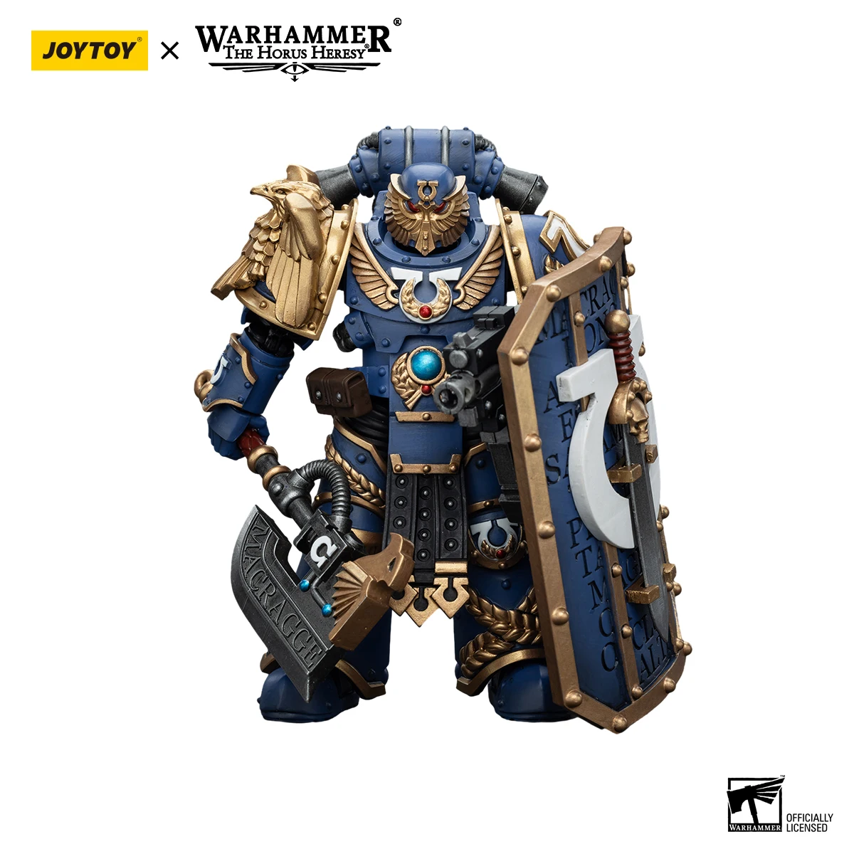 Figurki akcji JOYTOY Warhammer 40k 1/18 Anime 12,2 cm Ultramarines Invictarus Suzerain Squad
