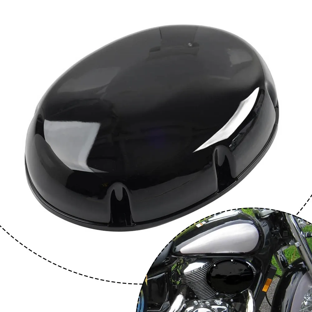 Motorbike Filter Air Intake Cleaner Cover Cap For Honda Shadow ACE VT400/ VT750 97-2003 ABS Glossy Black