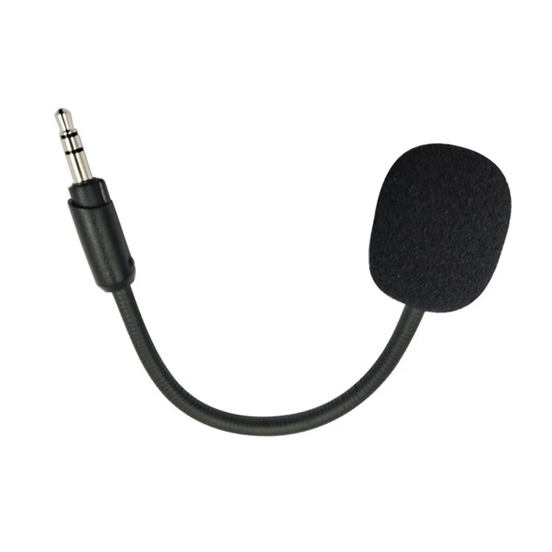 Replacement 3.5mm Plug Noise Reduction Microphone for G233 G433 Gaming Headset Bendable Microphone Props