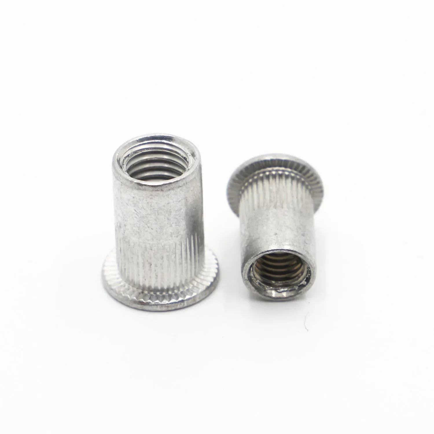 M3 M4 M5 M6 M8 M10 M12 Rivet Nut 304 Aluminum Alloy Flat Countersunk Head Insert Rivnut Nutsert