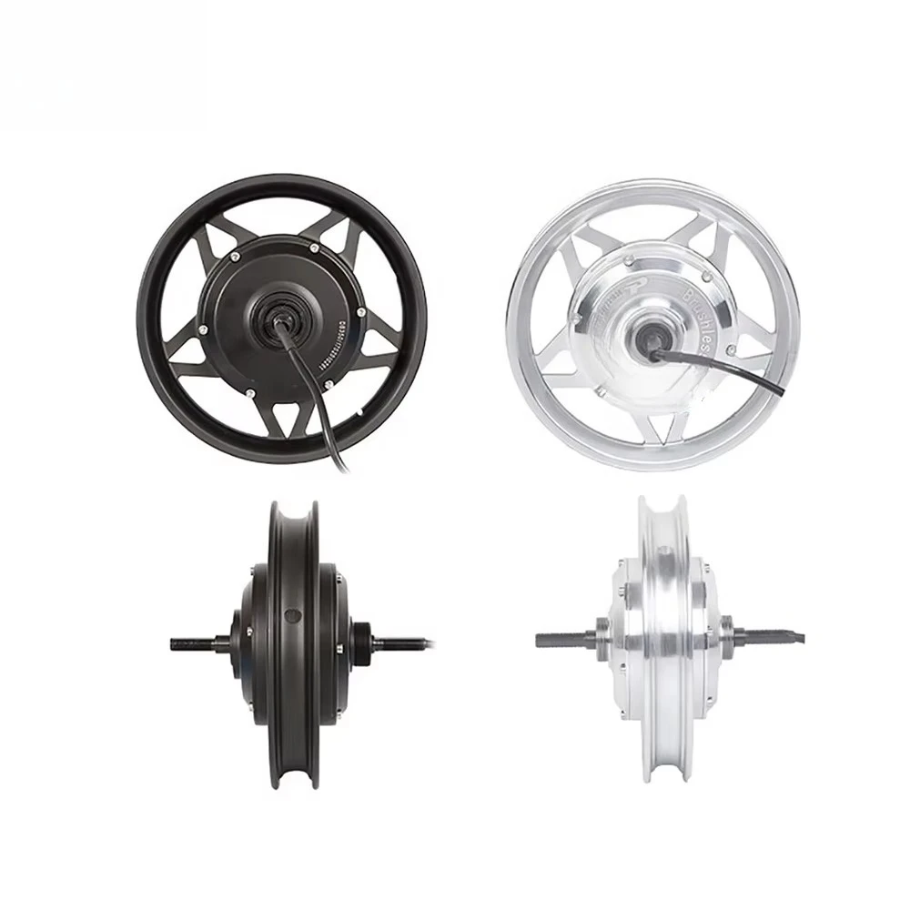 14 inch 16 inch front and rear drive wheel kit high speed motor 48V250W brushless gear hub motor lithium electric bicycle