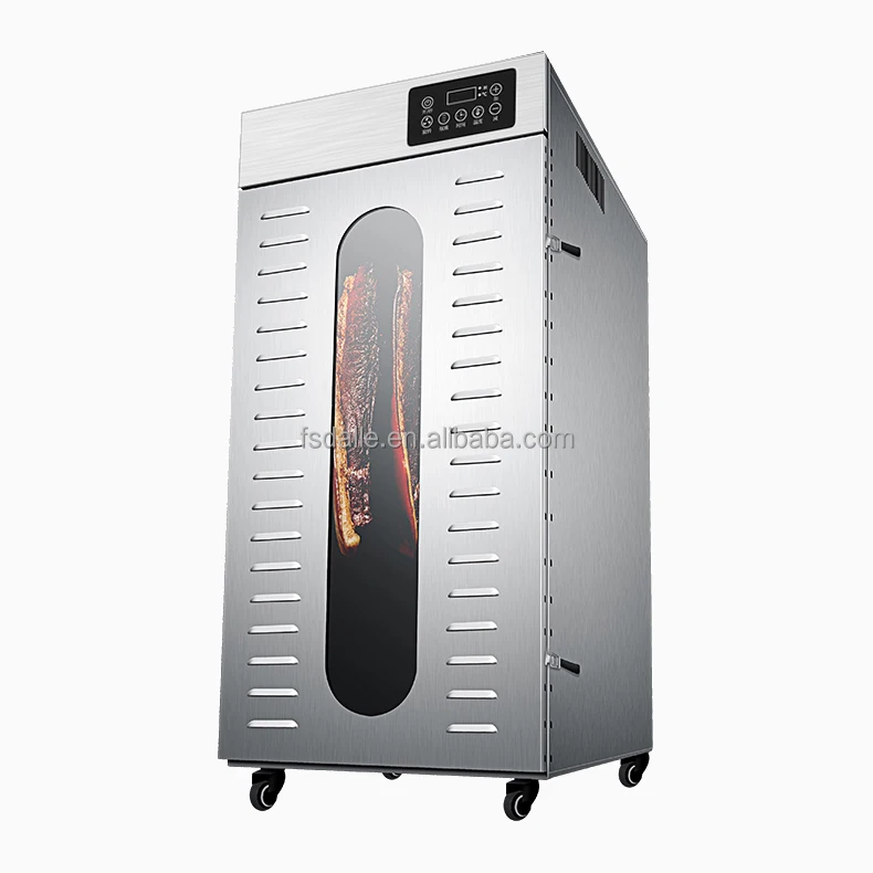 

Large Capacity Rotary Commercial Sausage Marinated Food Dryer Meat Dryer with Smoking Function