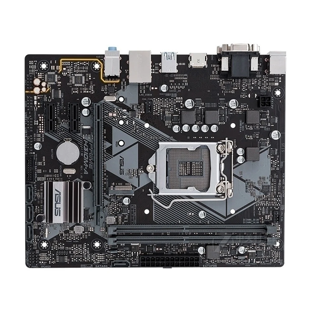 ASUS PRIME H310M-A Motherboard with Intel H310 Chipset for 8th generation CPU 2×DDR4 32GB PCI-E 3.0 M.2 Micro ATX 100% Tested .