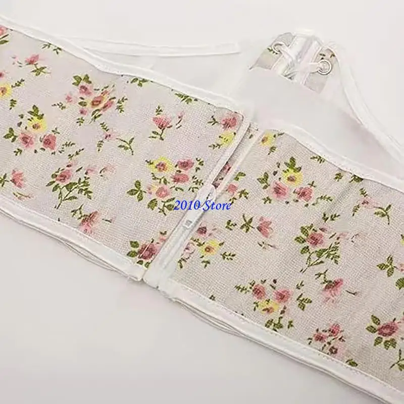 F3MFレディービスティアフローラルプリントコルセットシェイプウェアトップ女性のためのトップ、スリミングウエストシンチ