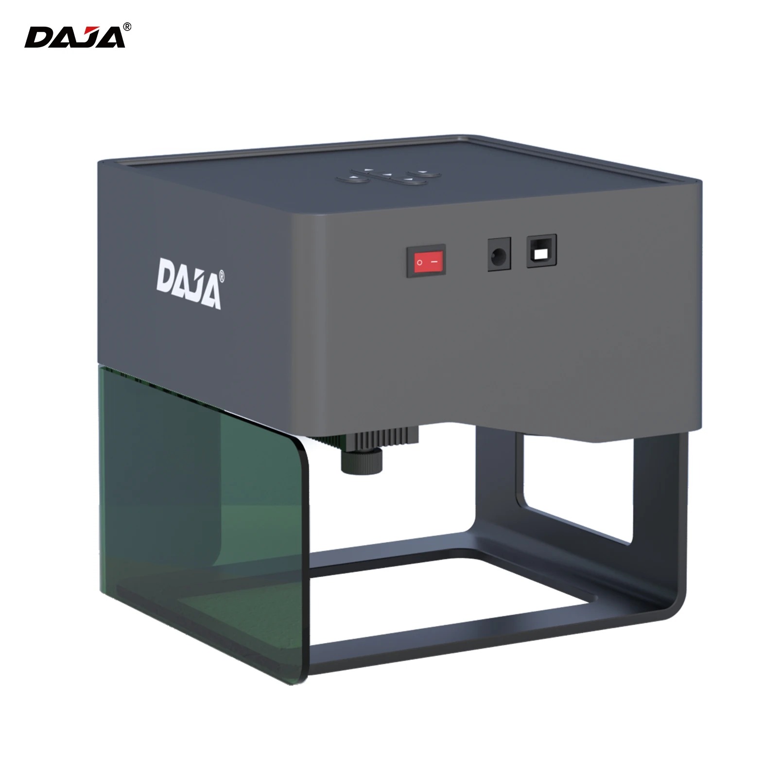 DAJA DJ6 Laser Engraver DIY Marking Portable Engraving Machine for DIY Handcraft Logo Mark Printer 80x80mm Carving Area with 4PC