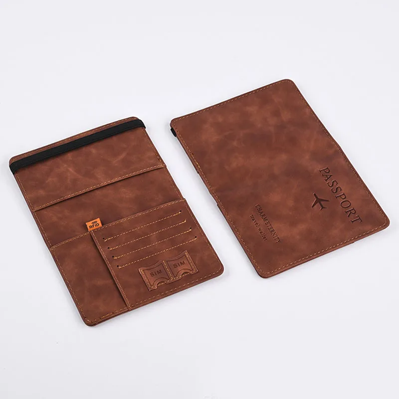 

Men Vintage PU Business Passpord Id Card Holder Wallets for Men Wallet Purse
