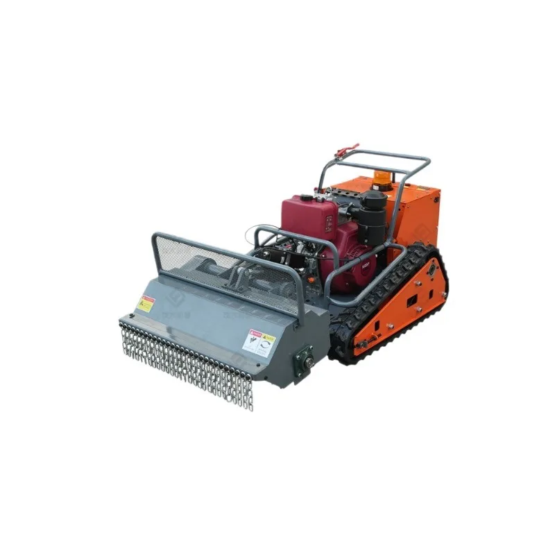 Tracked remote-controlled unmanned lawn mower Park courtyard lawn mower