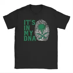 Saudi Arabia National Day It's In Our DNA T-Shirts Men Casual Pure Cotton Tee Shirt O Neck Short Sleeve T Shirts Clothes