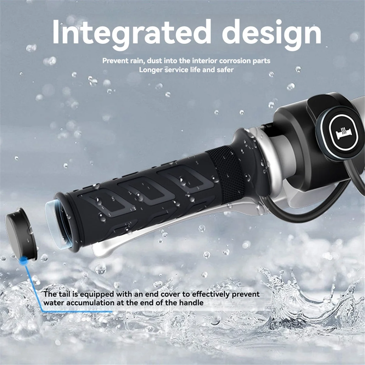 

Motorcycle ATV Special Winter Heating Handle Upgrade Memory All-Terrain Vehicle Winter Motorcycle ATV Handle,B