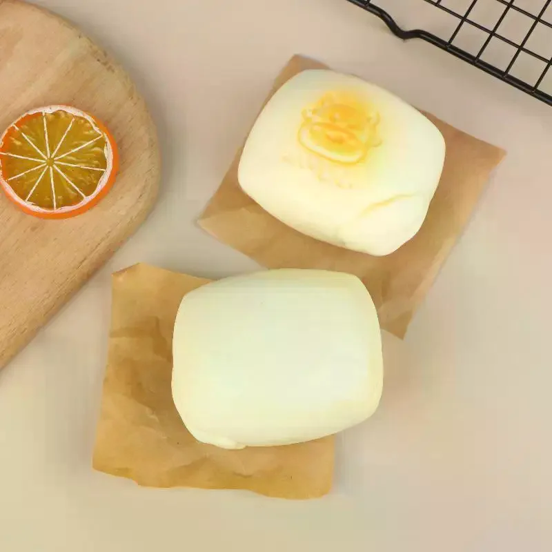 Kawaii Simulato Pane Al Latte Spremere Giocattolo Morbido Rimbalzo Lento Alleviare Lo Stress Giocattoli Per Bambini Adulti Sensoriale Agitarsi Spremere Giocattolo Regali