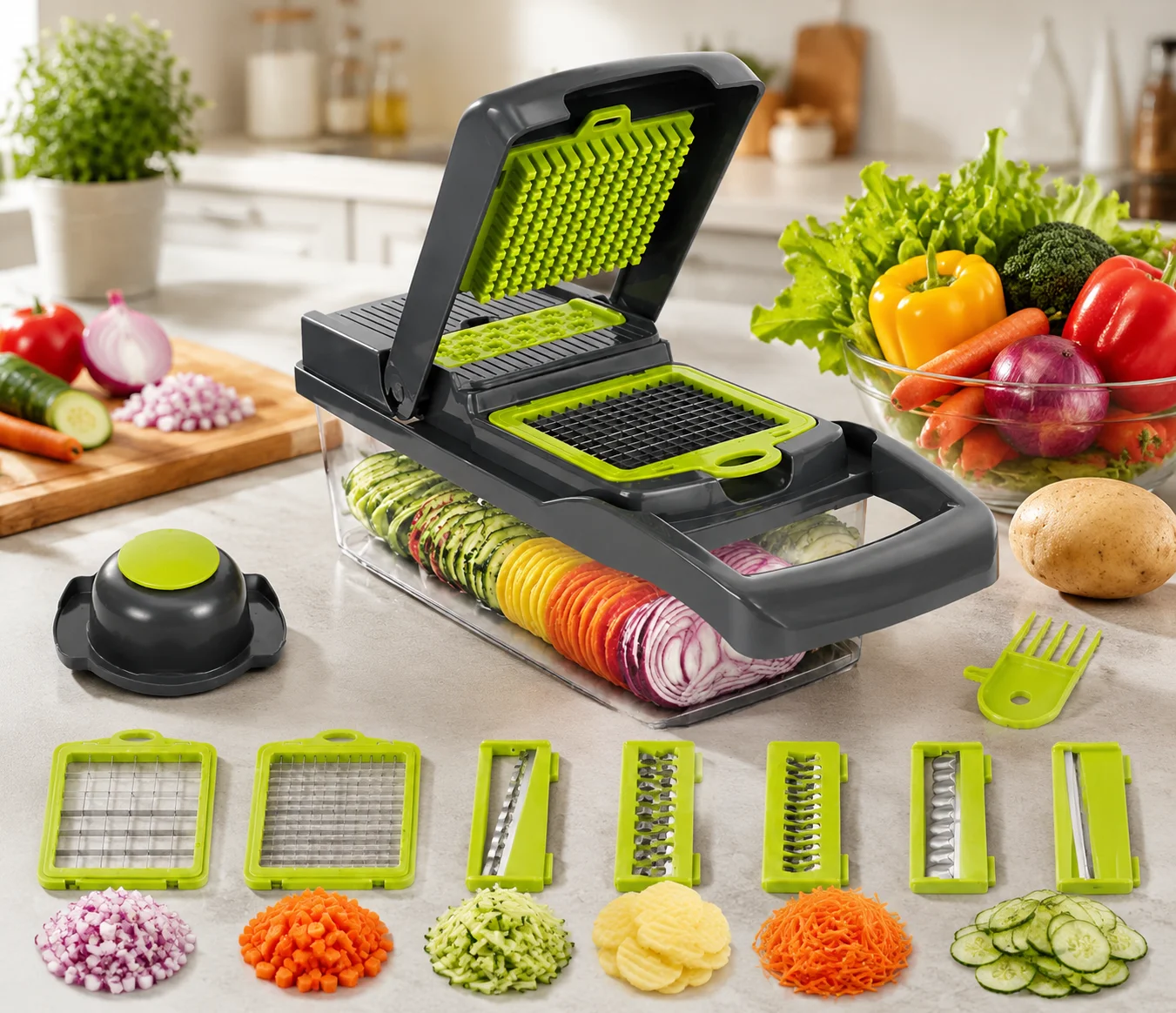 Mandoline Vegetable Chopper Set — product detail 1