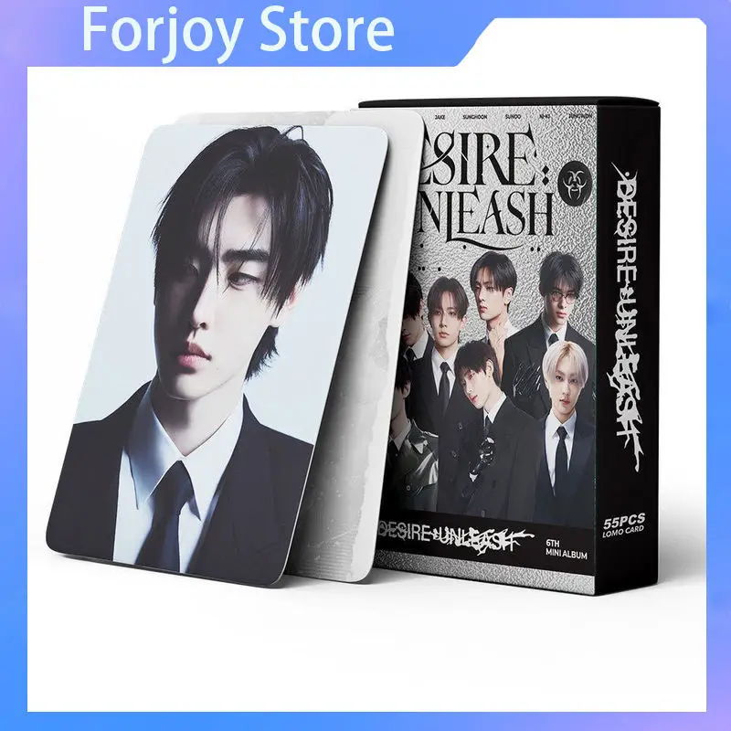 

55PCS Kpop World Tour Merch Desire Unleash Photocard Lomo Card Hd Photo Pictures Postcards Fans Collection Merchandi Gifts