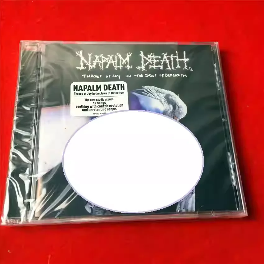 

Classic Grindcore Album Napalm Death Music CD Throes Of Joy In The Jaws Of Defeatism Music Record Cosplay Soundtracks Box Gift