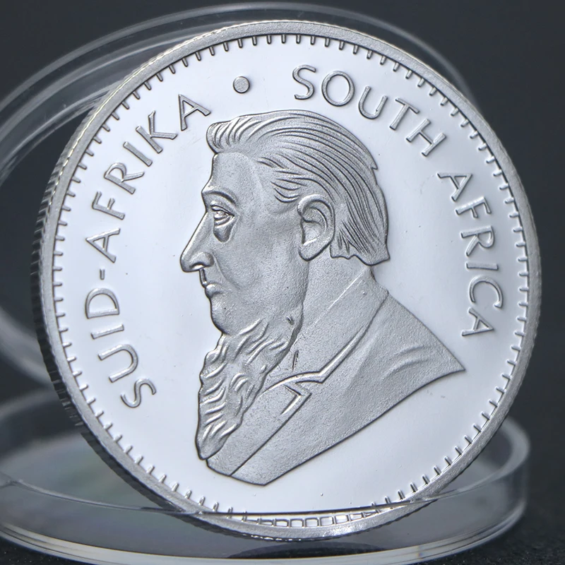 2024 Non-Magnetic South Africa Saudi Africa Krugerrand  Silver Coin Paul Kruger Token Value Collectible Coins