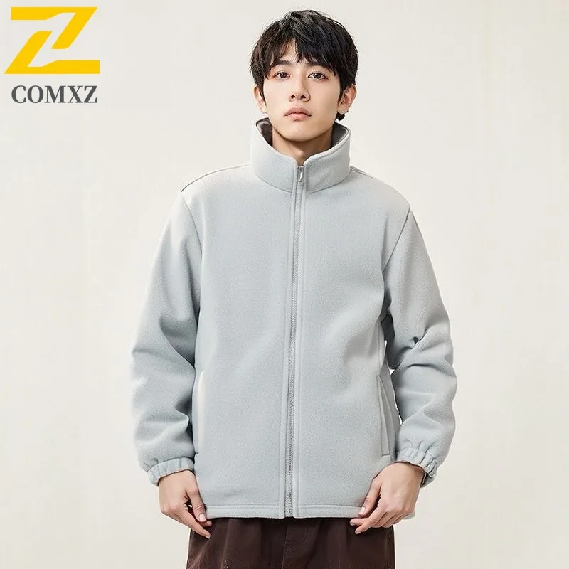 

COMXZ Men's Winter Jacket Solid Color Style Warm Feature Travel Trip Cotton Padded Jacket Daily Outing Comfort Fit Padding Coat