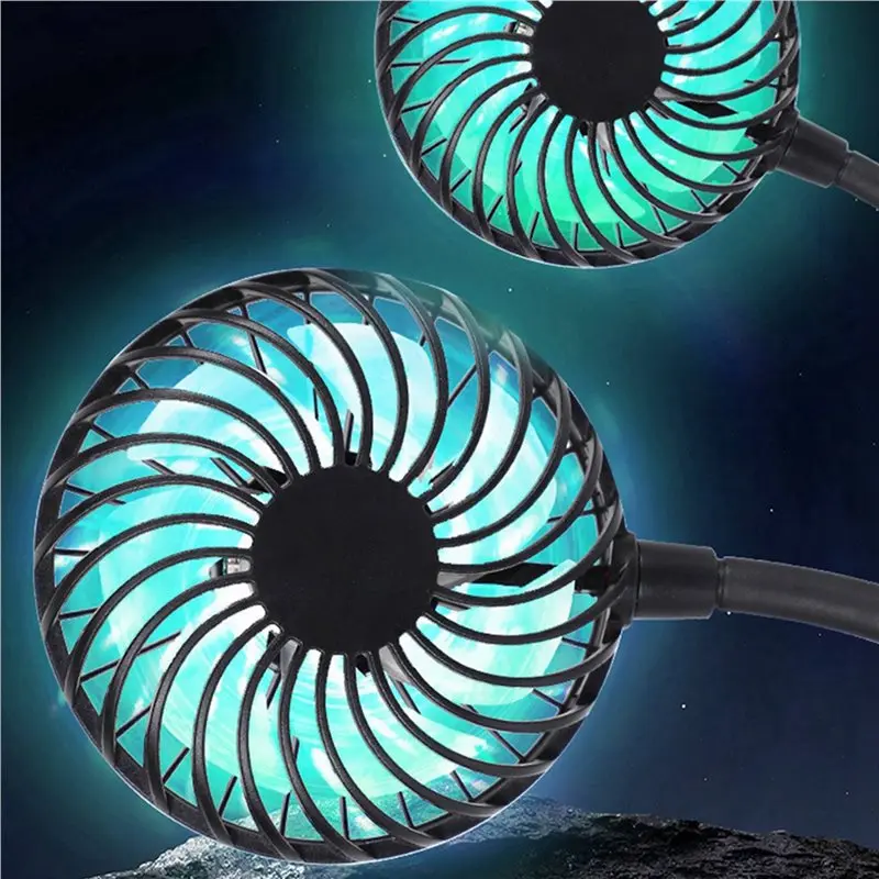 ABTD-5X Safety Helmet External Fan 3 Speeds For Summer Cooling With Night Light Suitable For Most Helmets