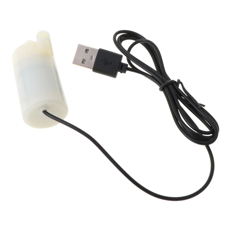 F92B USB Mini Bomba agua motoras con alimentación Fisionarios Aquario Mini Micro Fuente Bomba
