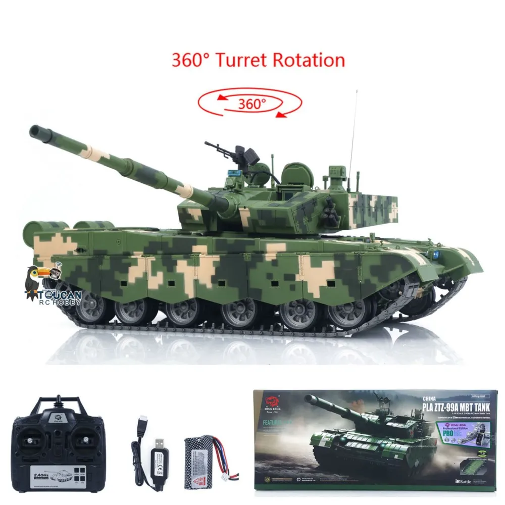 1/16 RC Heng Long 3899A راديو التحكم الرئيسي دبابة قتال نموذج عسكري الأشعة تحت الحمراء القتالية التدخين المسارات المعدنية المهمل عجلات الطريق