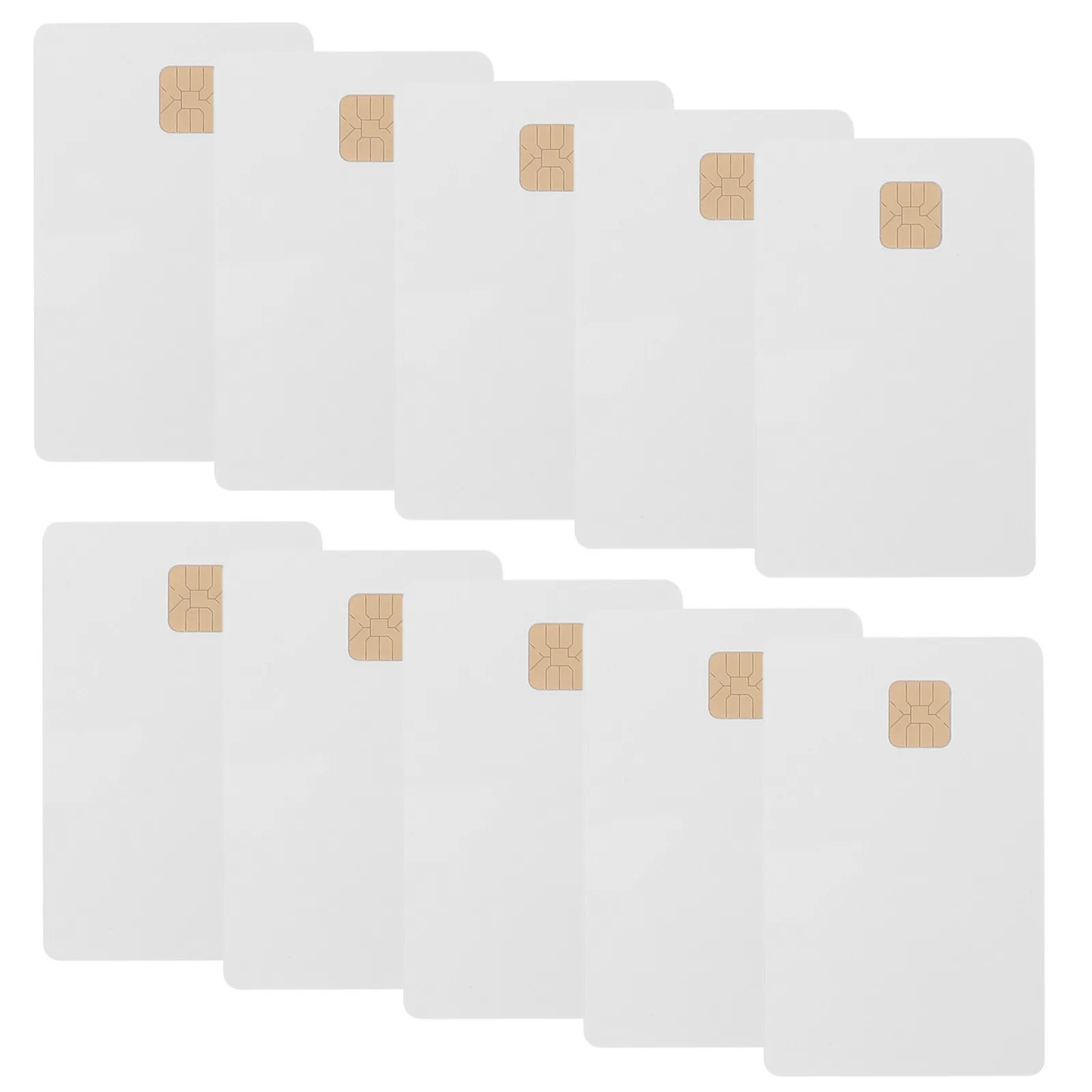 10Pcs Ic Card 2K Memory Capacity Splashproof Dirtproof for Access Control System Smart Home Parking Hotel Key Card